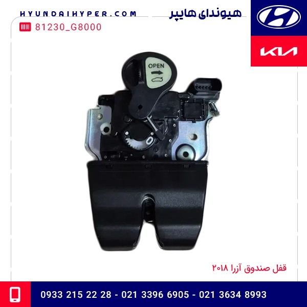 قفل صندوق آزرا 2018